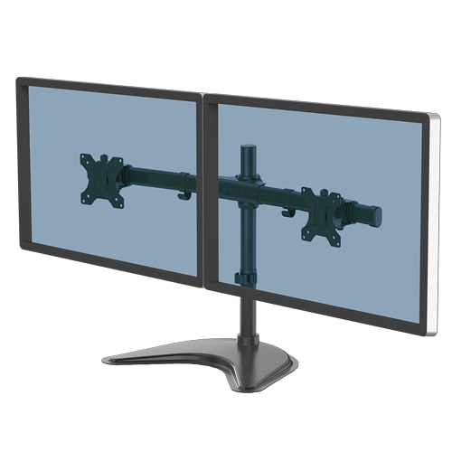 Fellowes Doppelmonitorarm mit Standfuß Seasa schwarz Fellowes Doppelmonitorarm mit Standfuß Seasa schwarz